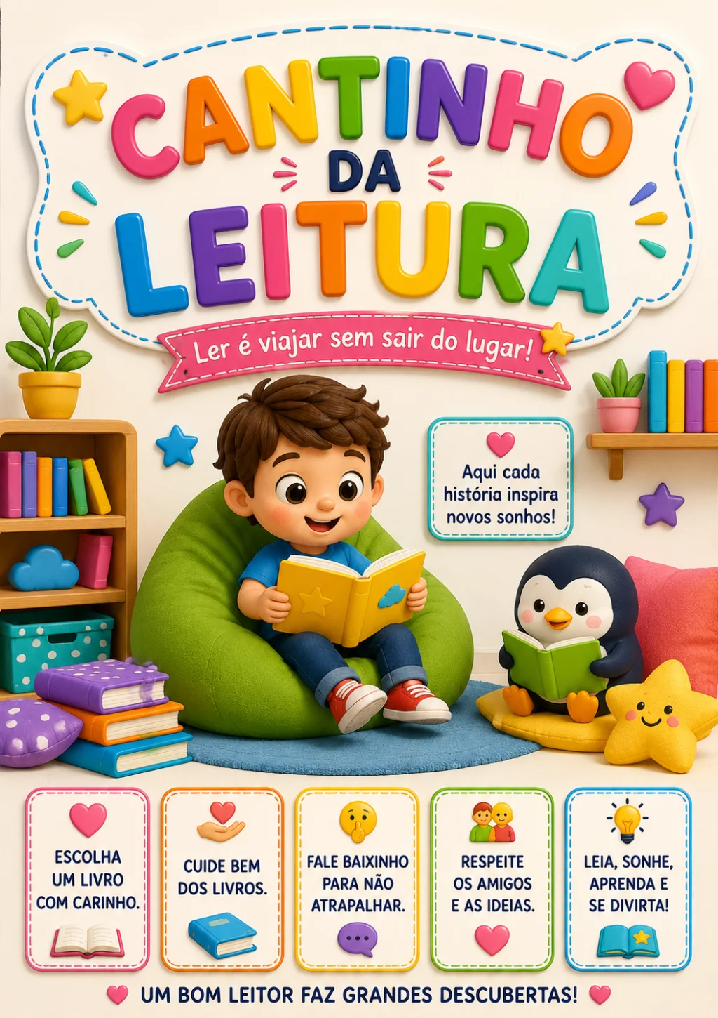Cantinho da leitura