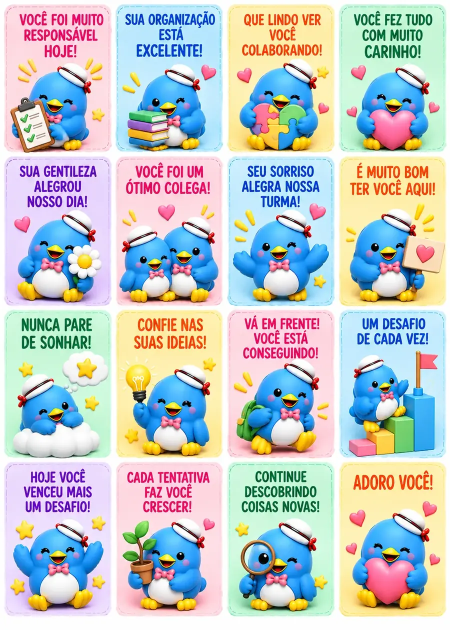 Página de amostra: Recadinhos de incentivo — Página 6