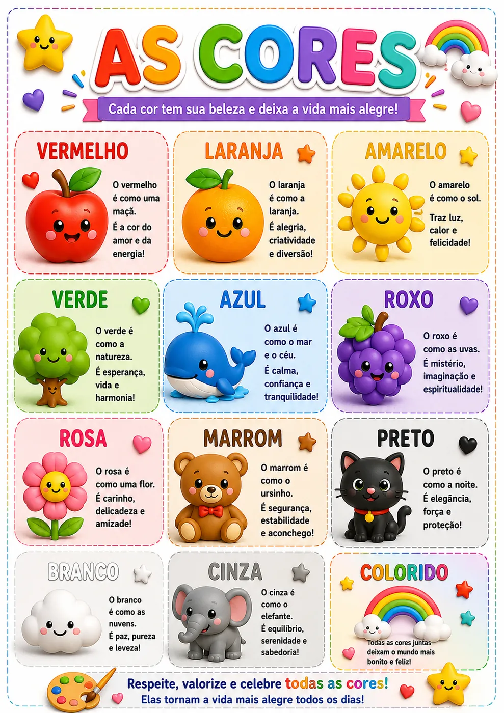 As cores