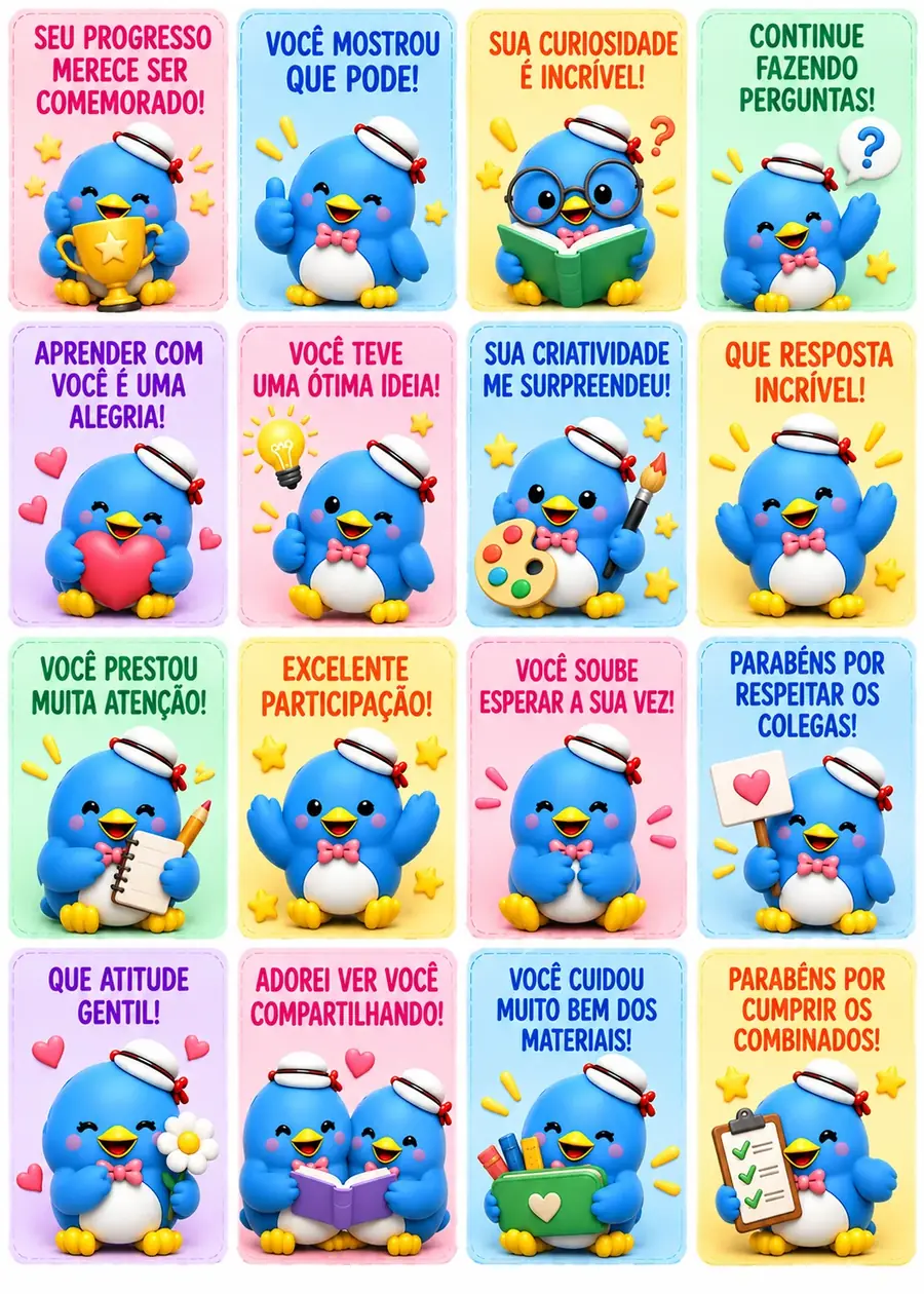 Página de amostra: Recadinhos de incentivo — Página 5